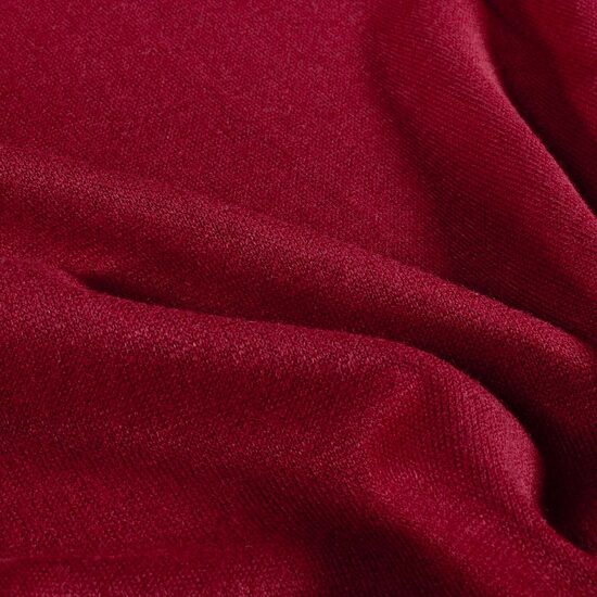 Biezs adīts audums Bordo