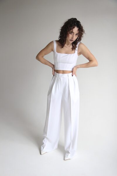 WIDE LEG PALAZZO PANTS "CATIE"